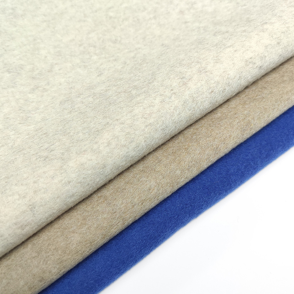 70 wool double sided smooth wool fabric for overcoats