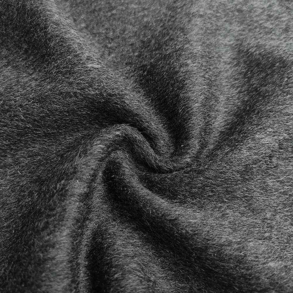 Good quality 50% wool single sided smooth wool fabric