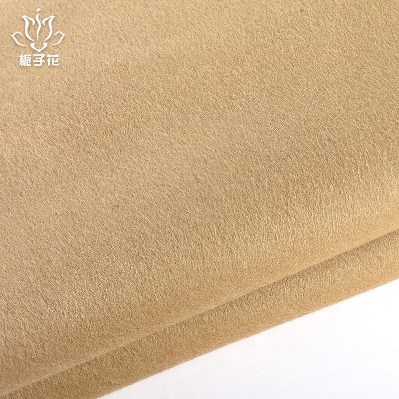 High Quality 100% Wool 550GSM Double Sided Smooth Hair Woven Fabric Eco-Friendly for Coats&bags