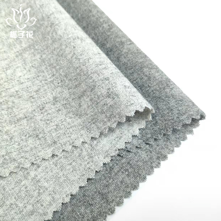 Good quality 45wool 35viscose 25polyester 320g/m Flannel fabric for coats