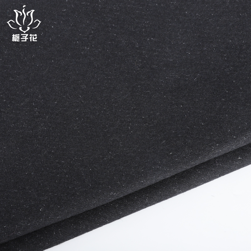 High Quality 50% Wool 50%polyester 400GSM Twill Melton Woven Fabric Eco-Friendly for Coats&bags