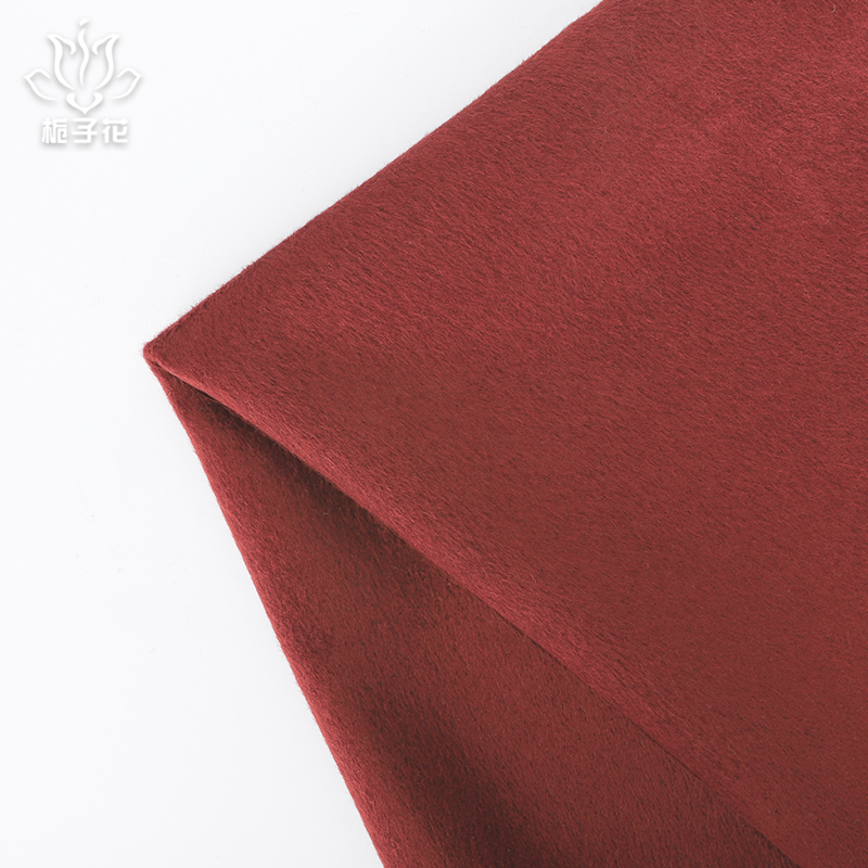 High Quality 100%Wool 553gsm Eco-Friendly Double Sided Smooth Wool Fabric for Girls Coats