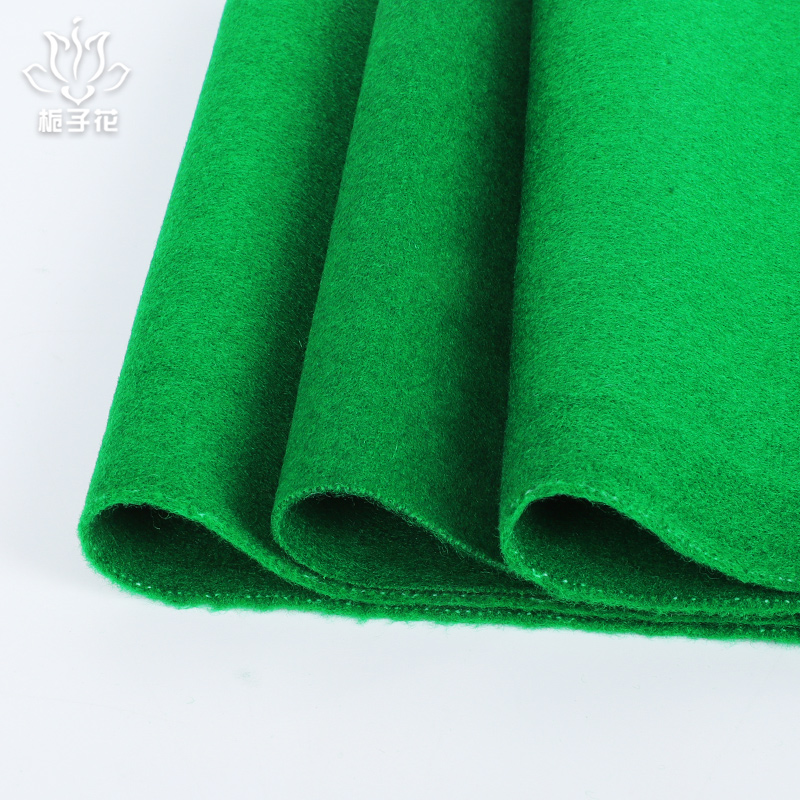 Premium 75%Wool 25%Nylon 446gsm Eco-Friendly Durable Thick Dense Melton Billiard Fabric for Girls Ga...