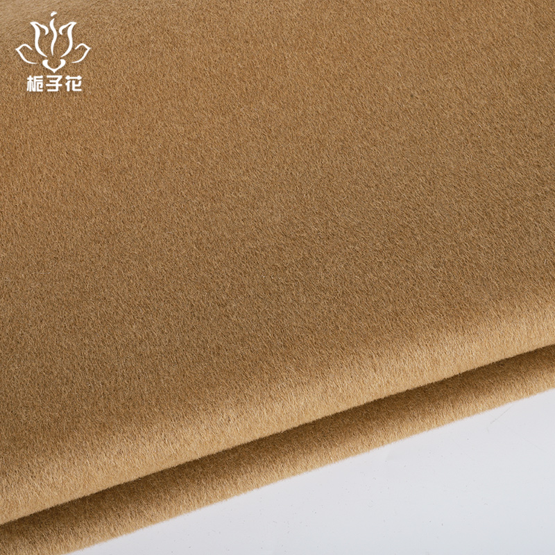 70%Wool 30%Nylon 590gsm Eco-Friendly Plain Double Sided Smooth Wool Fabric for Girls Coats Bags & Lu...