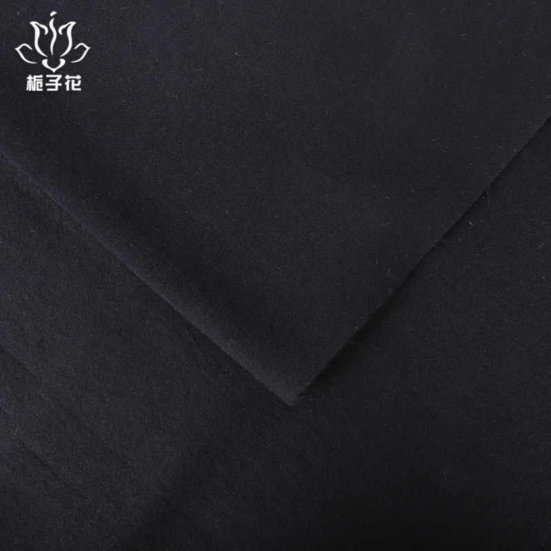 High Quality 100%Wool 613gsm Stretch Eco-Friendly Plain Double Sided Fabric for Girls Coats