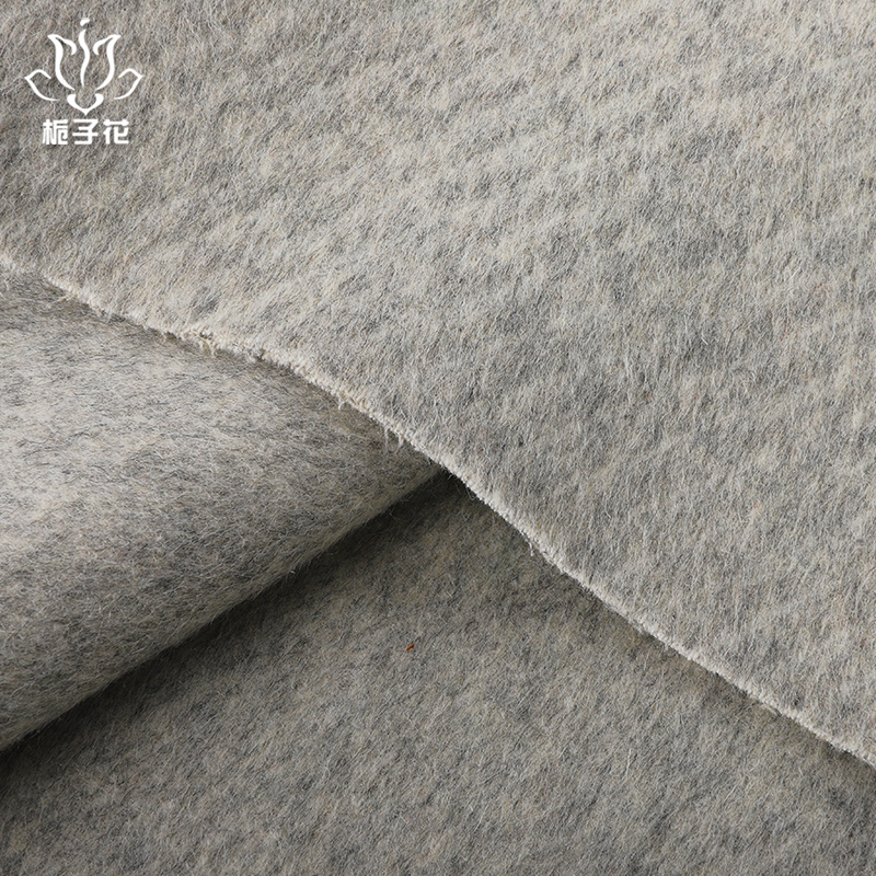 Good Quality Eco-Friendly 70%Wool 30%Polyester 613gsm Double Sided Twill Wool Fabric for Girls Coat