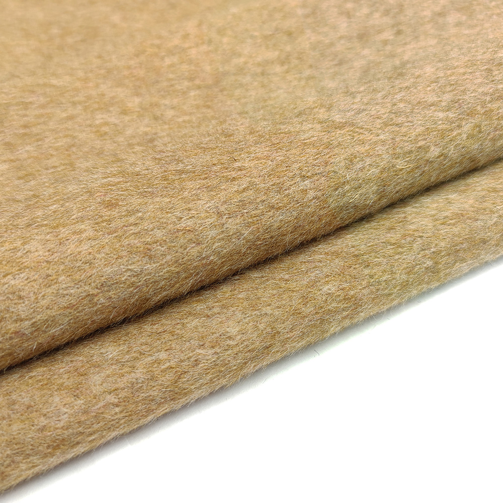 80% wool Double sided alpaca fabric