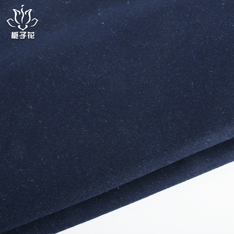 High Quality 100% Wool 380GSM Double Sided Melton Woven Fabric Eco-Friendly for Coats&bags
